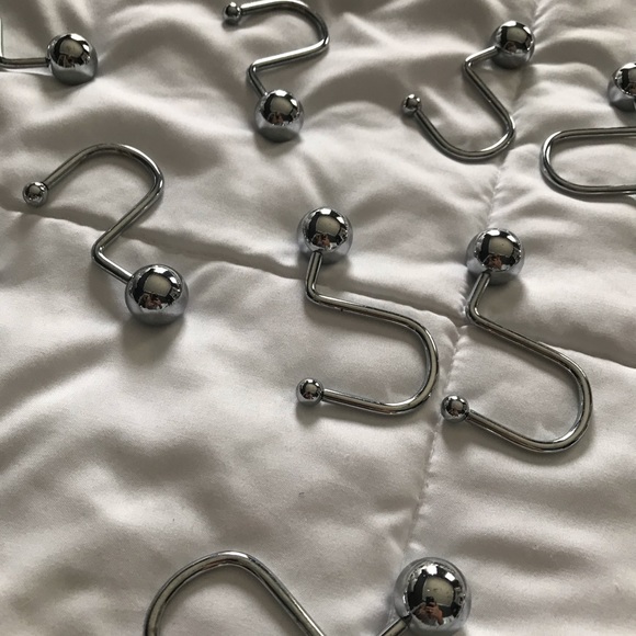 Threshold Bath Set Of 2 Silver Ball Shower Curtain Rings Poshmark